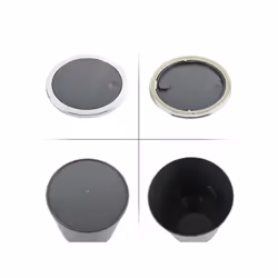 MSV 3700703939559 poubelle 6 L Rond Polypropylène (PP) Gris