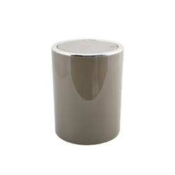 MSV 3700703939566 poubelle 6 L Rond Acrylonitrile-Butadiène-Styrène (ABS) Taupe