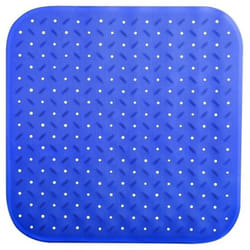 Tapis Fond de douche antidérapant Caoutchouc class 54x54cm Bleu MSV