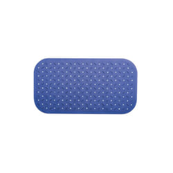 Tapis Fond de baignoire antidérapant Caoutchouc class 36x76cm Bleu MSV