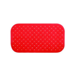 Tapis Fond de baignoire antidérapant Caoutchouc class 36x76cm Rouge MSV