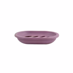 MSV 141005 Porte Savon Polypropylène Violine 5205C 13 x 9,5 x 3 cm, Violet, Polypropylène (PP), Ovale, 130 mm, 95 mm, 30 mm