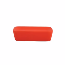 MSV PORTE SAVON, Rouge, Vitrocéramique, Rectangulaire, 75 mm, 113 mm, 29 mm