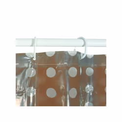 MSV 3700703940517 rideau de douche Anneau Polyvinyl chloride (PVC) Marron