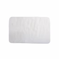 MSV TAPIS DE BAIN, Blanc, Monochromatique, Rectangulaire, Microfibre, 30 °C, 80 x 50 cm
