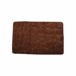 MSV TAPIS DE BAIN, Marron, Monochromatique, Rectangulaire, Microfibre, 30 °C, 80 x 50 cm