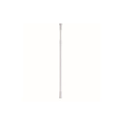 MSV - Barre tringle pour rideau de douche ou baignoire extensible Blanche 70-120cm