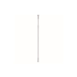 MSV - Barre tringle pour rideau de douche ou baignoire extensible Blanche 110-200cm