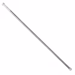 Barre de douche inox extensible - MSV - Gris - 70 à 120cm - Embouts plastiques