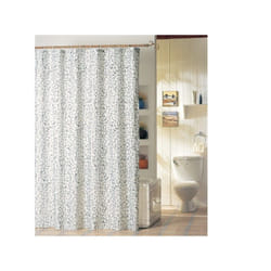 MSV 3700703941156 rideau de douche Anneau Polyester Gris