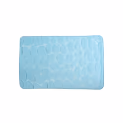 MSV 3700703941613, Bleu, Monochromatique, Rectangulaire, Microfibre, 30 °C, 80 x 50 cm