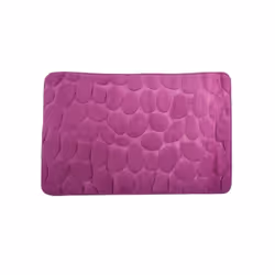 MSV TAPIS DE BAIN, Violet, Monochromatique, Rectangulaire, Microfibre, 30 °C, 60 x 40 cm