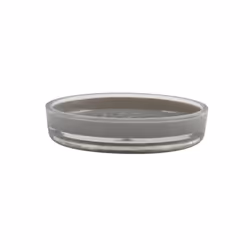 MSV PORTE SAVON, Gris, Acrylique, Ovale, 9 cm, 30 mm, 130 mm