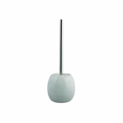 MSV BROSSE WC, Support et brosse pour toilettes, Blanc, Vitrocéramique, 120 mm, 385 mm