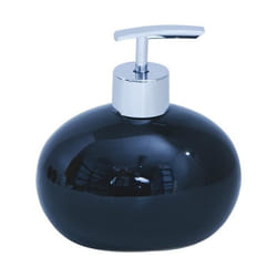 Distributeur de savon en céramique MSV - JAVA Noir - Design élégant et original