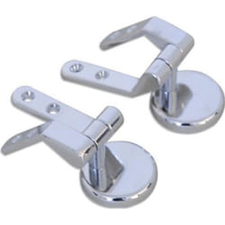 Charnières pour abattants wc en zinc - MSV - Gris