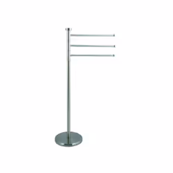 MSV Porte Serviettes 3 branches Acier Inox, 890 mm
