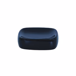 MSV PORTE SAVON, Noir, Vitrocéramique, Rectangulaire, 120 mm, 95 mm, 40 mm