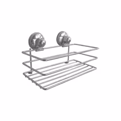 Etagère à ventouses de la marque MSV. Repositionnable à volonté sans clou ni vis sur toute surface parfaitement lisse: verre, ...
