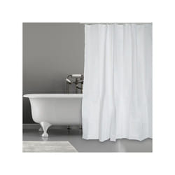 MSV 140482 rideau de douche Polyester Blanc