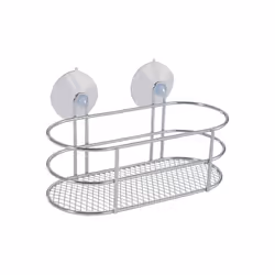 Etagère à ventouses de la marque MSV. Repositionnable à volonté sans clou ni vis sur toute surface parfaitement lisse: verre, ...