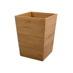 MSV 3700703946397 poubelle 3 L Carré Bambou Marron