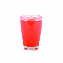 MSV 3700703946694, Distributeurs de salle de bain, Acrylique, Rouge, 75 mm, 75 mm, 115 mm