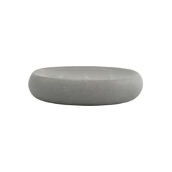 MSV - Porte Savon Céramique bali Gris aspect pierre