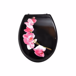 MSV 3700703947639, Allongé, Abattant rigide, Noir, Rose, Panneaux MDF, 365 mm, 425 mm