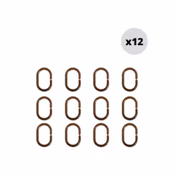 MSV 3700703948537, Marron, Polypropylène, 38 mm, 58 mm, 12 pièce(s)