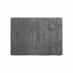 MSV 3700703948667, Gris, Monochromatique, Rectangulaire, Microfibre, 70 x 50 cm