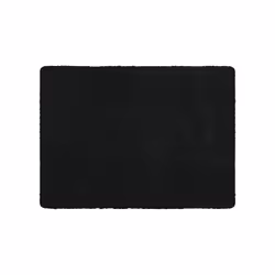 MSV TAPIS DE BAIN, Noir, Monochromatique, Rectangulaire, Microfibre, 50 x 70 cm
