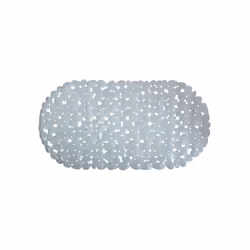 MSV 3700703948766, Gris, Monochromatique, Ovale, Polyvinyl chloride (PVC), 35 x 68 cm