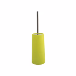 MSV BROSSE WC, Support et brosse pour toilettes, Vert, Polypropylène, Acier inoxydable, 100 mm, 220 mm