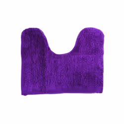 MSV 140952 Tapis de Bain Coton Bleu Foncé 45 x 35 x 0,1 cm, Violet, Coton, 450 mm, 350 mm