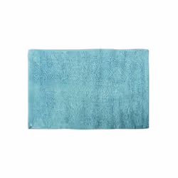 MSV 3700703949572, Bleu, Monochromatique, Rectangulaire, Coton, 60 °C, 45 x 70 cm