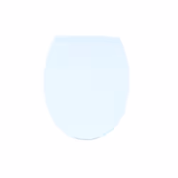 MSV 140982, Rond, Abattant rigide, Blanc, Termodurcissable, 375 mm, 445 mm
