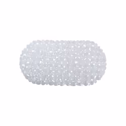 Tapis Fond de baignoire PVC GALETS 35x68cm Transparent MSV