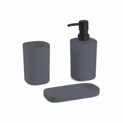 Set de salle de bain de la marque MSV. ENSEMBLE D'ACCESSOIRES: Idéal pour aménager la salle de bain de manière chic et élégan ...