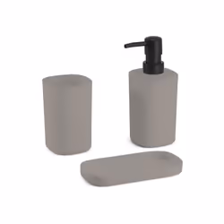 Set de salle de bain de la marque MSV. ENSEMBLE D'ACCESSOIRES: Idéal pour aménager la salle de bain de manière chic et élégan ...