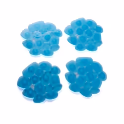 MSV 3700703952091, Bleu, Monochromatique, Rond, Polyvinyl chloride (PVC), 12 x 13 cm
