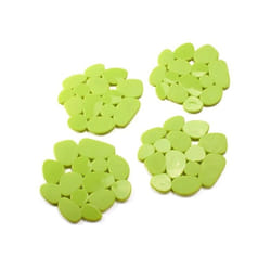 MSV 3700703952121 Tapis de bain et adhésif antidérapant Tapis de bain anti-dérapant Vert