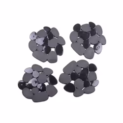 MSV 3700703952169, Tapis de bain anti-dérapant, Adultes, Noir, PVC, 120 mm, 130 mm