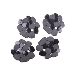 MSV 3700703952169 Tapis de bain et adhésif antidérapant Tapis de bain anti-dérapant Noir