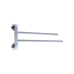 MSV 3700703952626 porte-serviettes et anneau porte-serviettes Support de serviette Mural Chrome