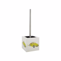 MSV 3700703952794, Support et brosse pour toilettes, Acier inoxydable, Blanc, Panneaux MDF, Acier inoxydable, 110 mm, 110 mm