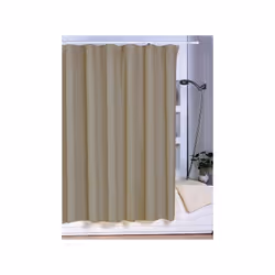 MSV RIDEAU DE DOUCHE, Monochromatique, Anneau, Polyacétate de vinyle , Taupe, 2000 mm, 1800 mm