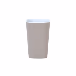MSV GOBELET PS SOFT TOUCH TAUPE, Distributeurs de salle de bain, Polystyrène, Taupe, 73 mm, 115 mm