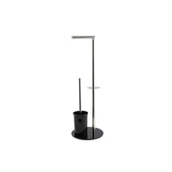 Combiné wc Inox & Verre Noir MSV