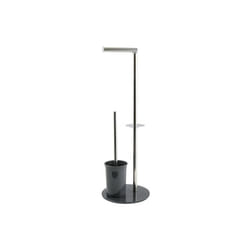 MSV - Combiné Wc Inox & Verre Gris